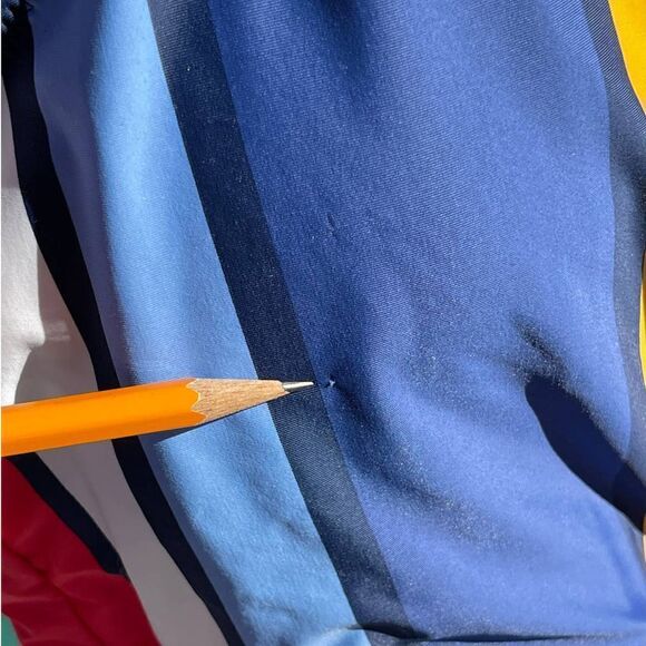 Sperry One Piece Red Blue Yellow Black White V Neckline Size XL - Picture 5 of 12